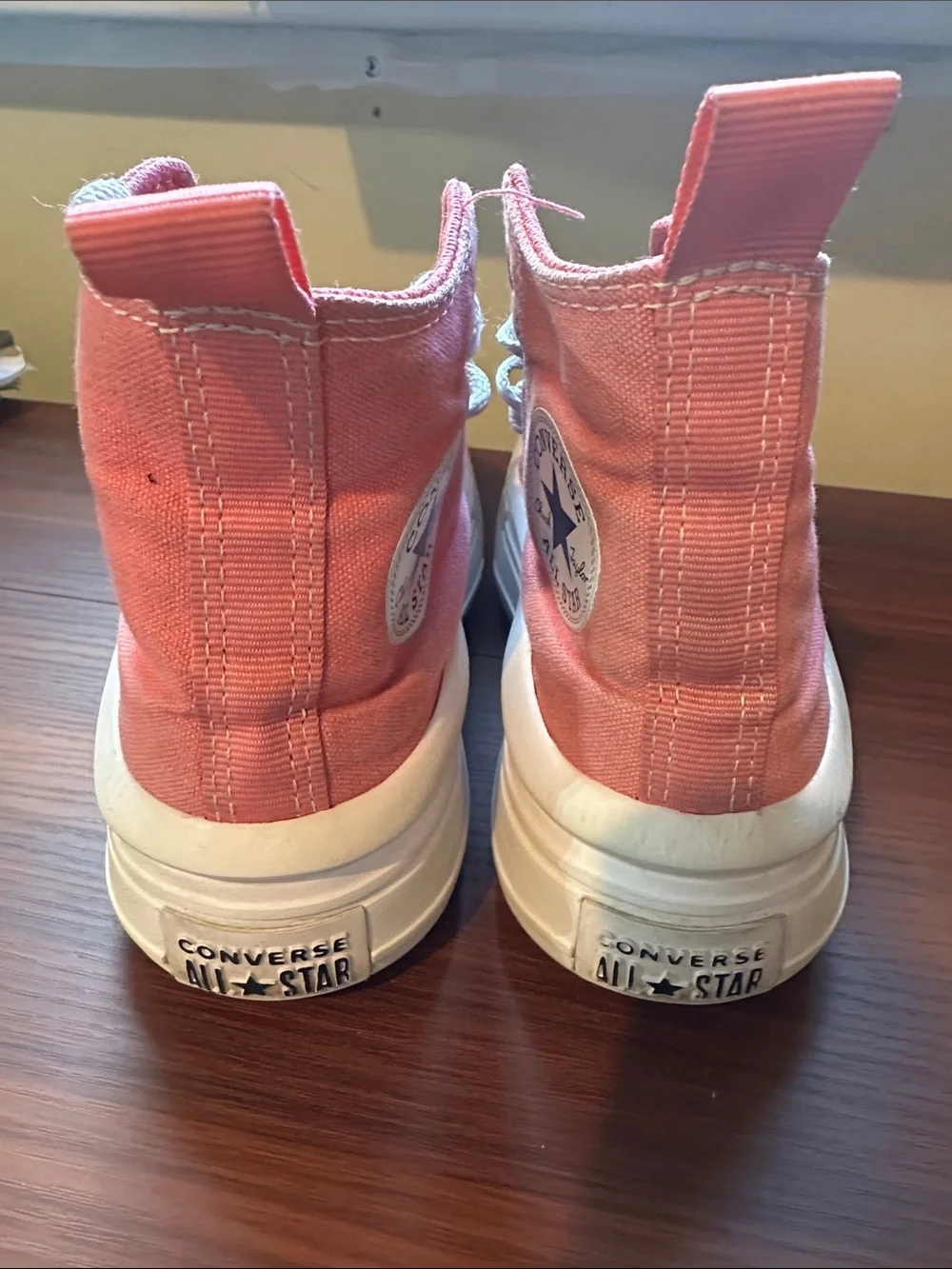 Converse Kids Pink Canvas High-Top Sneakers